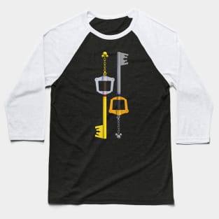 Kingdom Keys - Light and Dark Baseball T-Shirt